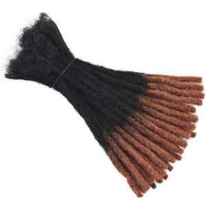 Dreadlock extension human hair Handmade permanent locks 8 inch